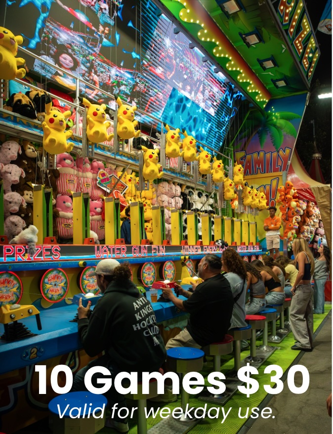 10 Games $30